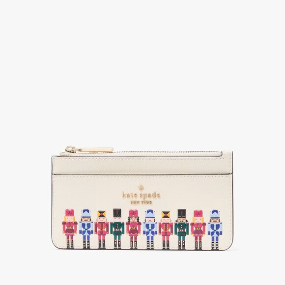Kate Spade  Nutcracker Large Slim Cardholder - Picture 1 of 9
